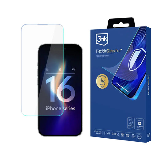 Hybrid glass 3mk FlexibleGlass Pro for Apple iPhone 16 Pro - *Kategoria tymczasowa<<<HurtelXML