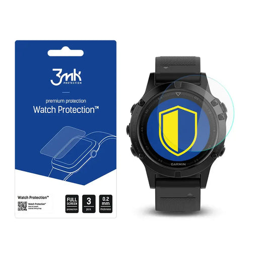 Hybrid Glass 3mk Watch Protection FlexibleGlass for Garmin Fenix 5 47mm - Cell phone tempered glass<<<HurtelXML