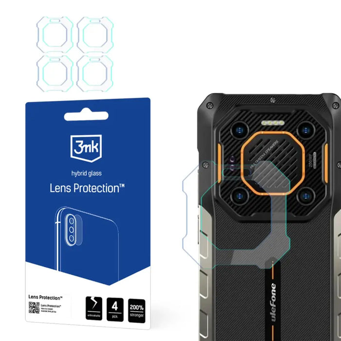 Hybrid Glass for Camera Lens 3mk Lens Protection for Ulefone Armor 26 Ultra - Cell phone tempered glass<<<HurtelXML