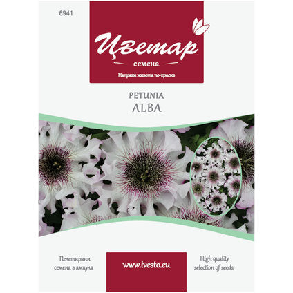 HYBRID PELLETTED SEEDS PETUNIA GIANT ALBA FLORIST - Семена<<<Семена луковици и разсад<<<Градина<<<Praktiker