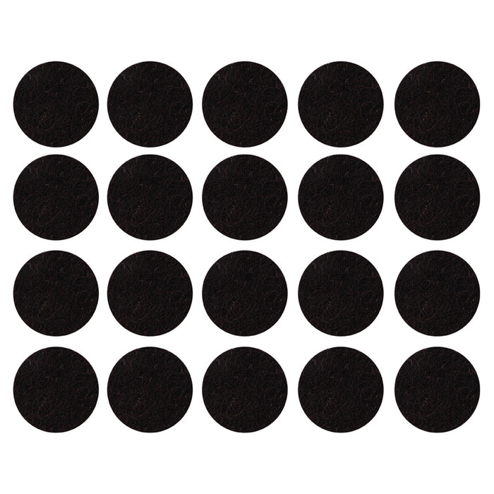 FELT ROUND PAD IN BLISTER 20PCS. HYDERON PFK-17K