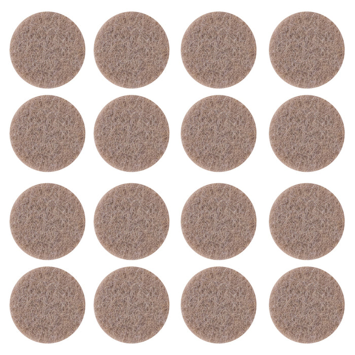 FELT ROUND PAD IN BLISTER 16PCS. HYDERON PFK-22B