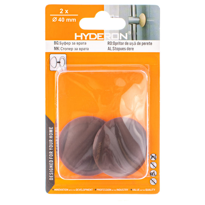 DOOR BUFFER BROWN 40 MM 2 PACK HYDERON HBO-403