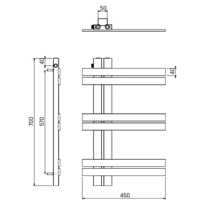 BATHROOM LINER ALUMINUM HYDRO TERM NEW GUARDIAN 6