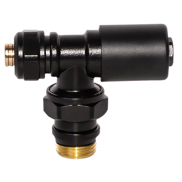 RADIATOR FAUCET LUXURY HYDRO TERM BLACK MAT
