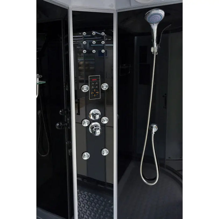 HYDROMASSAGE SHOWER CABIN 80X120 INTER CERAMIC 876R - Хидромасажни парни и сауна кабини<<<Душкабини и