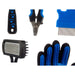Hygiene set Mascow Blue Polyester Cloth TPR Pets (8 Units) - Домашни Животни<<<Дом Градина<<<BigBuy&&&Здраве и