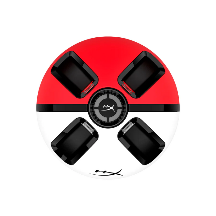 HyperX ChargePlay Quad 2 Docking Station for Nintendo Switch Joy-Con Controllers White/Red - Геймърски