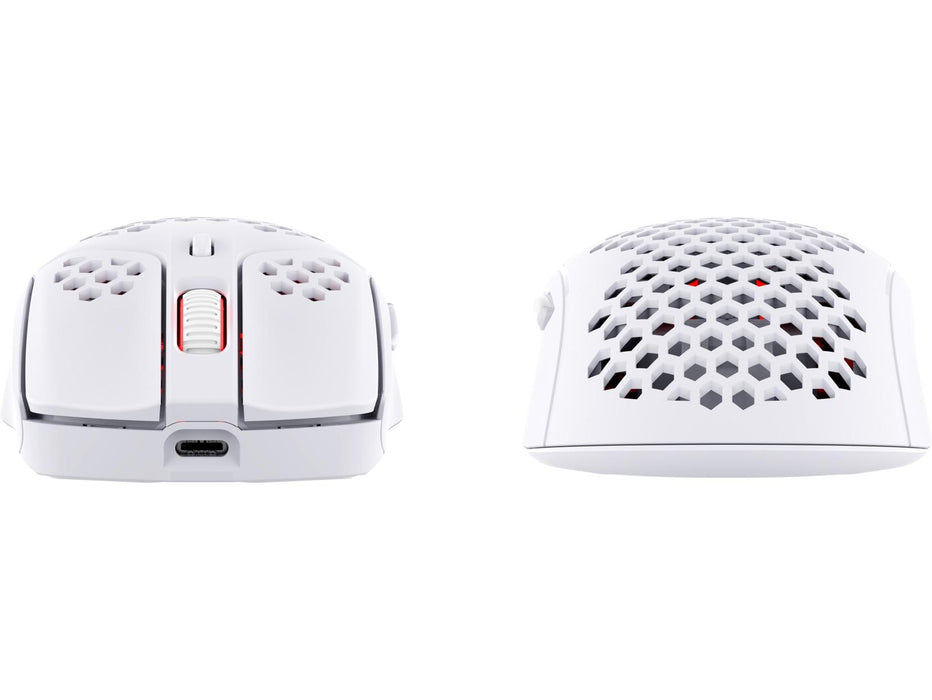 Гейминг мишка HyperX - Pulsefire Haste, оптична, безжична, бяла