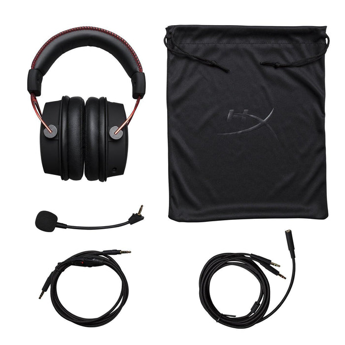 HyperX Cloud Alpha Gaming Headset, Black/Red