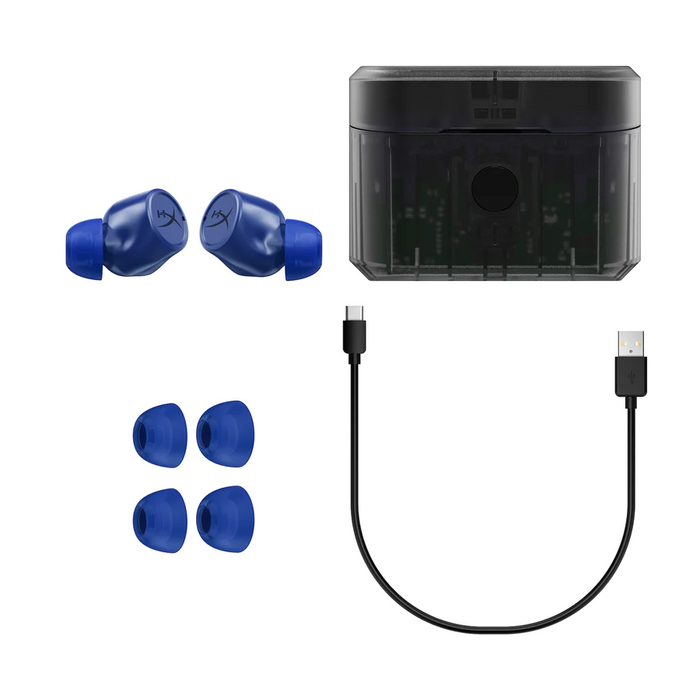 HyperX Cirro Buds Pro Bluetooth Headphones with Microphone - Blue