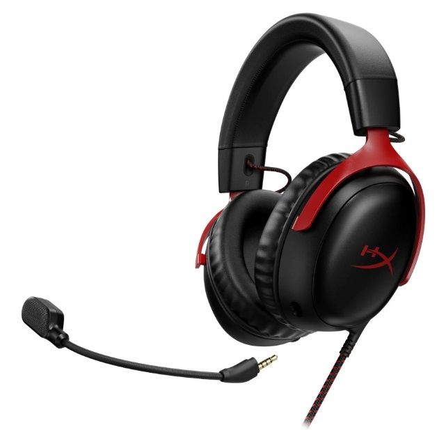 HP HyperX Cloud III gamer headset BLK/RED