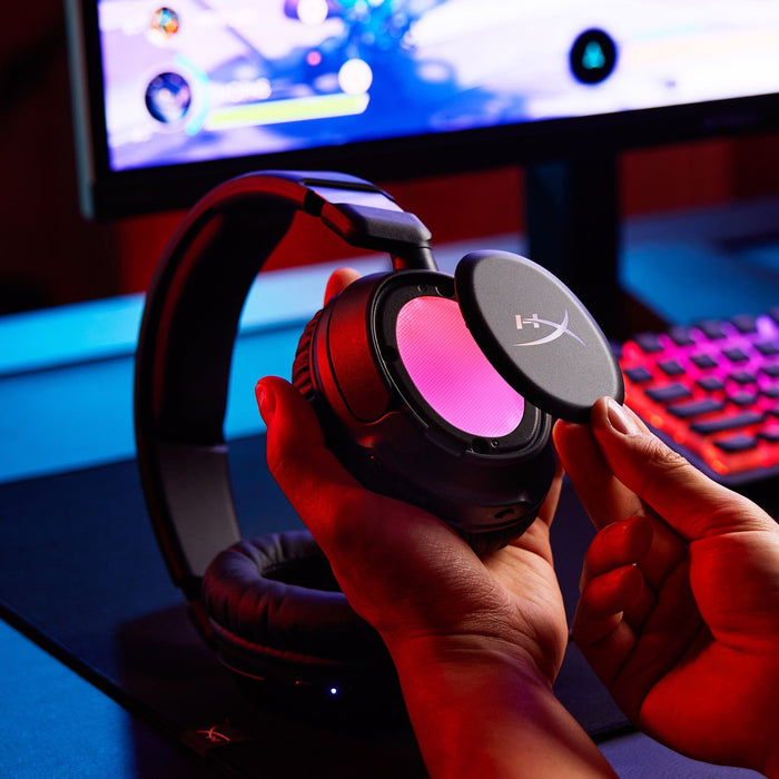 Headphones HYPERX CLOUD FLIGHT 2 BLACK B5VC4AA Customizable RGB