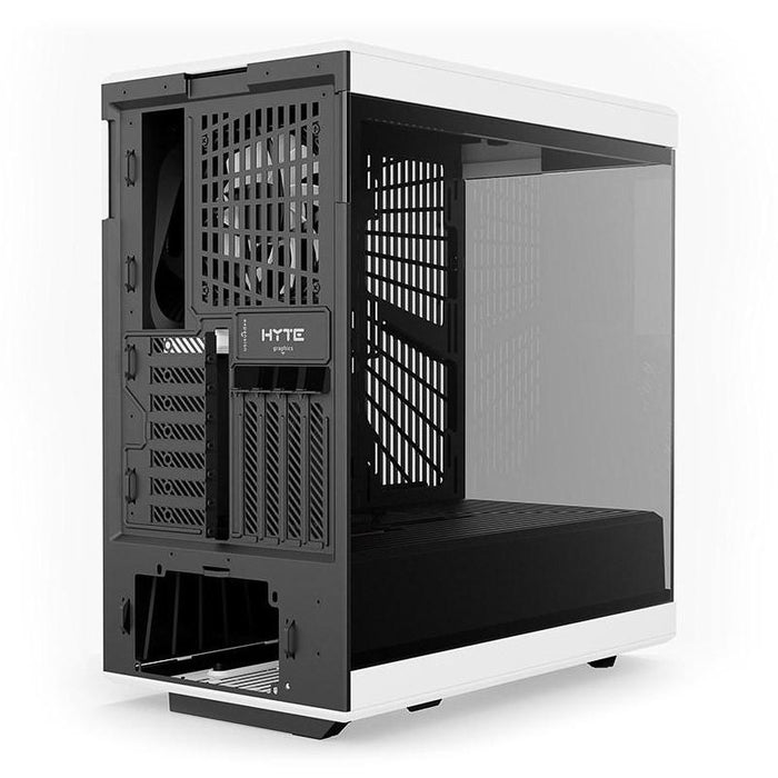 HYTE Y40 Tempered Glass Case, Mid-Tower, White and Black