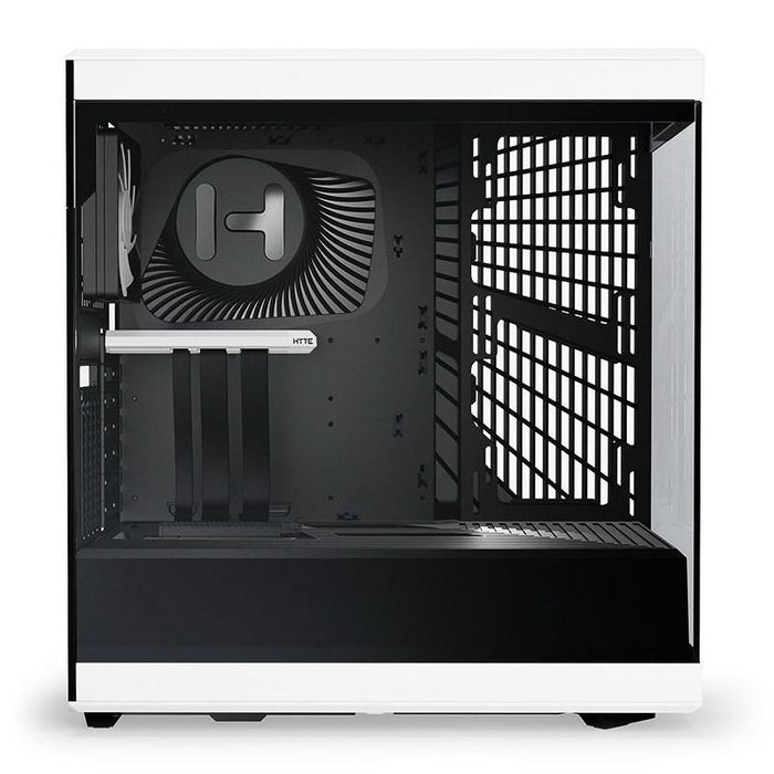 HYTE Y40 Tempered Glass Case, Mid-Tower, White and Black