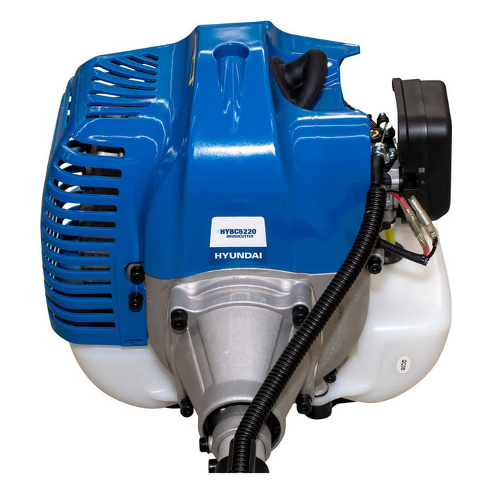 MOTORIZED GASOLINE BRUSH CUTTER HYUNDAI HYBC 5220 51.7 cm3, CUTTING WIDTH WITH LINE 42.00 cm, CUTTING WIDTH WITH BLADE 25.50 cm