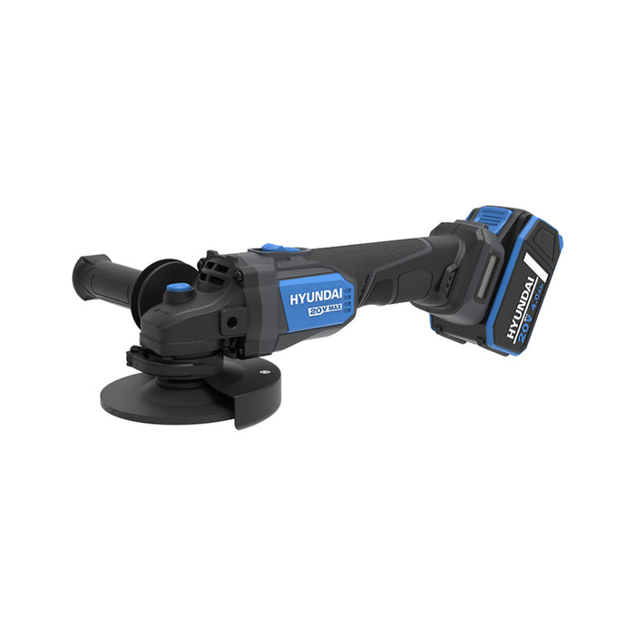 CORDLESS ANGLE GRINDER HYUNDAI AG20X-125FT 20 V, CASE, 125 mm, 4.00 Ah