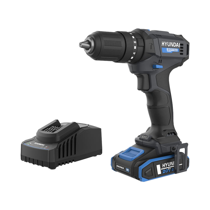CORDLESS IMPACT DRILL HYUNDAI HD20S-50TT 20 V, 50.00 nm, 2.00 Ah