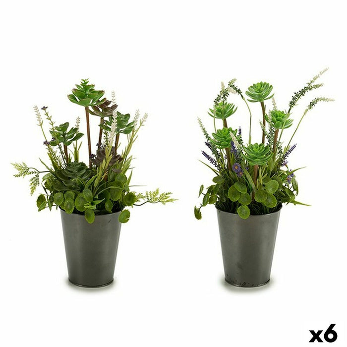 Decorative Plant Ibergarden Cork Plastic Flowers Field 20 x 41 x 20 cm (6 Units)
