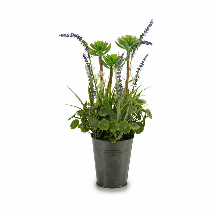 Decorative Plant Ibergarden Metal Plastic Lavendar 13 x 40 x 13 cm (12 Units)