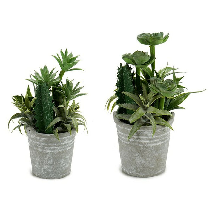 Decorative Plant Ibergarden Plastic Cement 15 x 24 x 15 cm (12 Units)