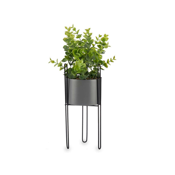 Decorative Plant Ibergarden Metal Plastic Eucalyptus 14 x 40 x 14 cm (8 Units)