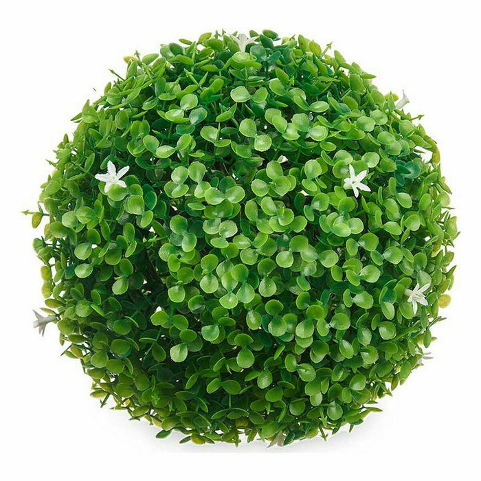 Decorative Plant Ibergarden Plastic Flowers Sheets Ball 22 x 22 x 22 cm (8 Units)