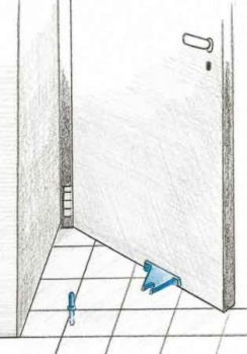STOPPER FLOOR 2 PIECES CHROME