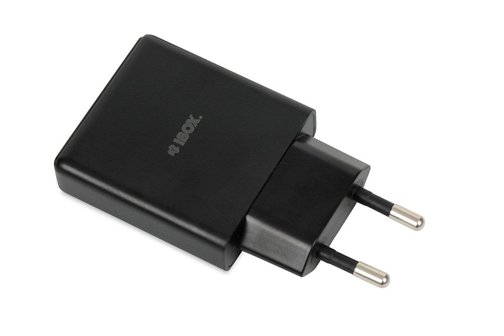 iBOX C-43 Slim GaN PD30W Wall charger, Black