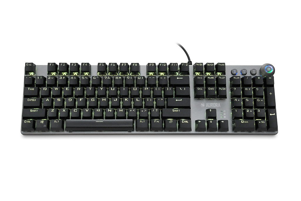 iBox Aurora K-4 keyboard USB QWERTY Black