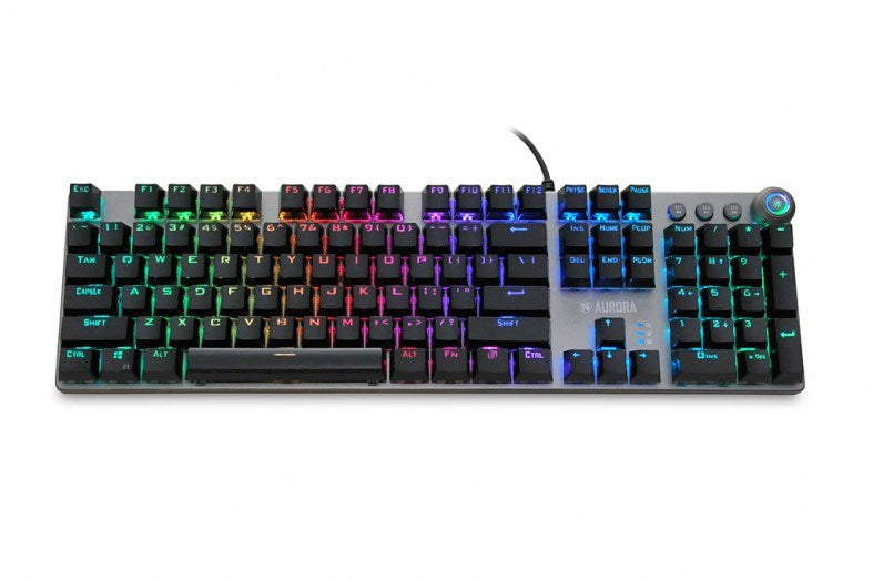 iBox Aurora K-4 keyboard USB QWERTY Black