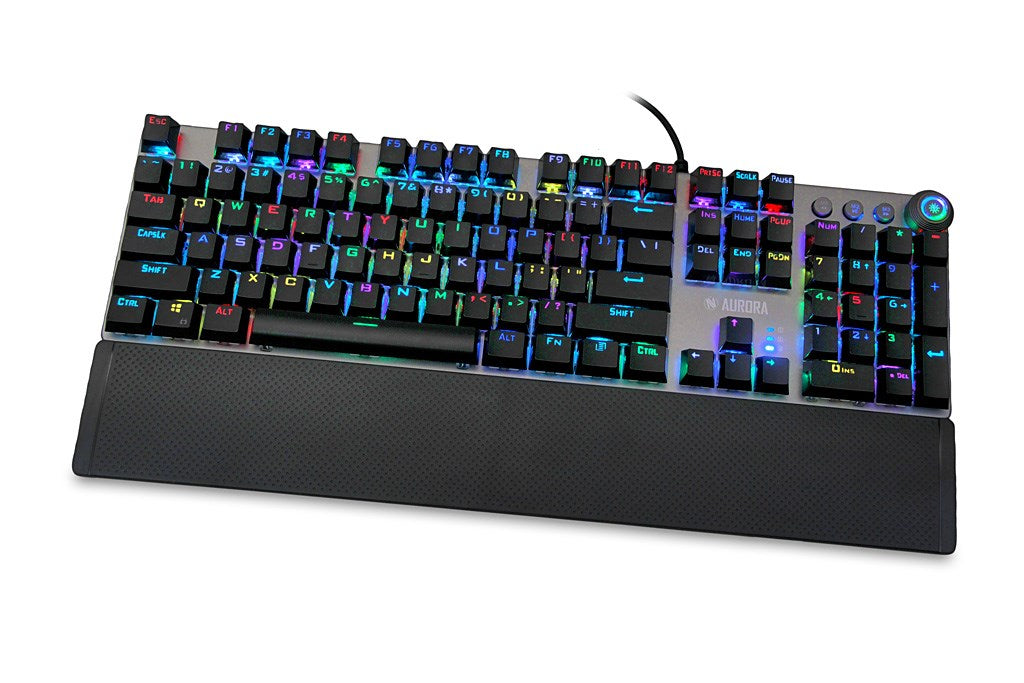 iBox Aurora K-4 keyboard USB QWERTY Black