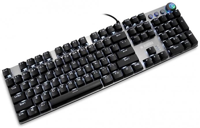 iBox Aurora K-4 keyboard USB QWERTY Black