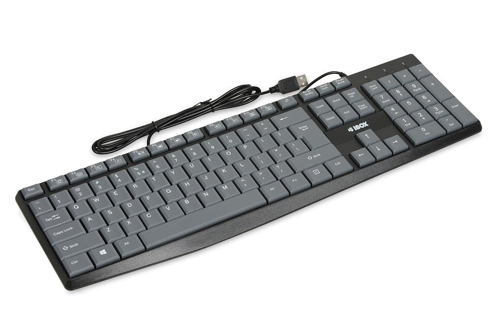 iBOX Eris USB Keyboard, Gray/Black