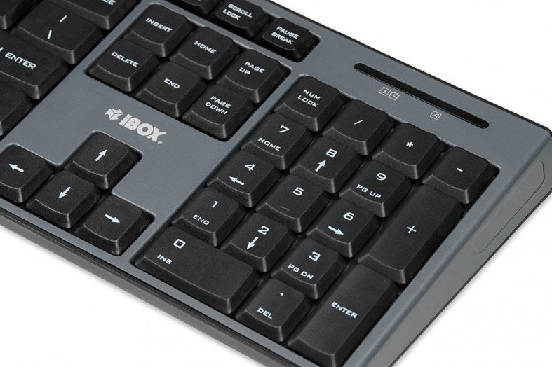 iBox IKMS606W keyboard RF Wireless English Black