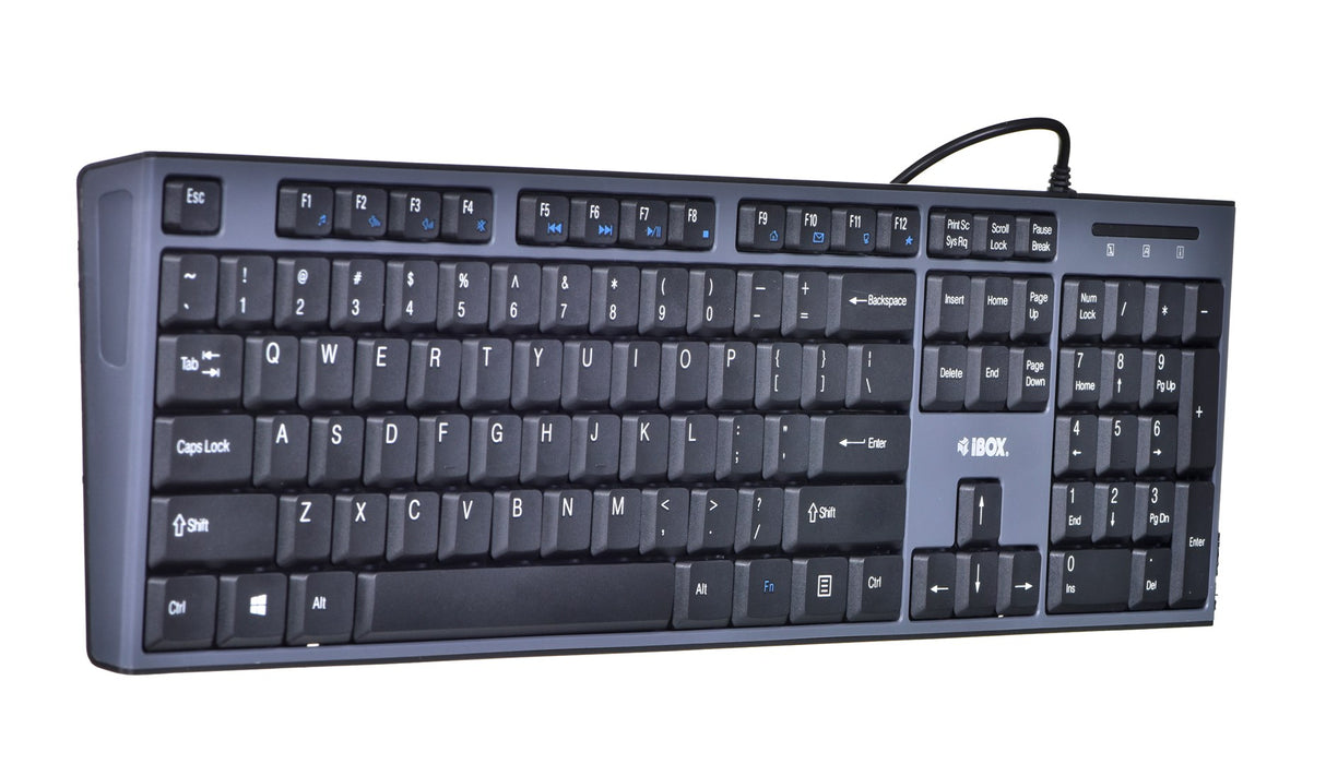 iBox IKMS606 keyboard Mouse included Home USB QWERTY UK English Black