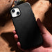 iCarer Case Leather cover for iPhone 14 black (WMI14220705-BK) (MagSafe compatible) - Cell phone cases