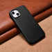 iCarer Case Leather cover for iPhone 14 black (WMI14220705-BK) (MagSafe compatible) - Cell phone cases