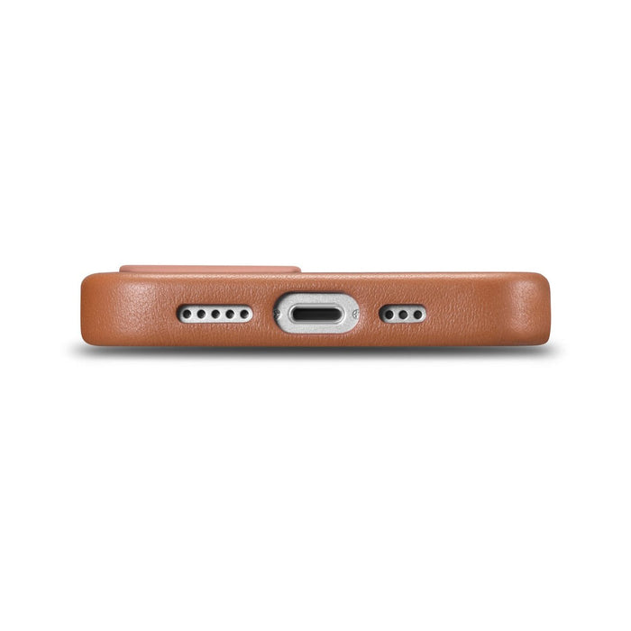 iCarer Case Leather Case Cover for iPhone 14 Brown (WMI14220705-BN) (MagSafe Compatible) - Cell phone cases