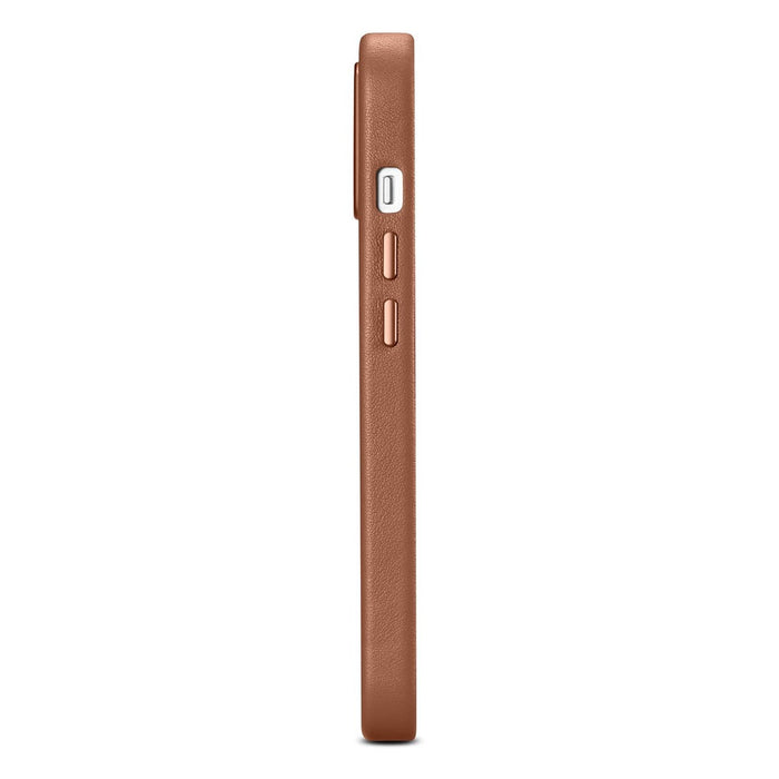 iCarer Case Leather Case Cover for iPhone 14 Brown (WMI14220705-BN) (MagSafe Compatible) - Cell phone cases