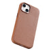 iCarer Case Leather Case Cover for iPhone 14 Brown (WMI14220705-BN) (MagSafe Compatible) - Cell phone cases