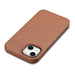 iCarer Case Leather Case Cover for iPhone 14 Brown (WMI14220705-BN) (MagSafe Compatible) - Cell phone cases