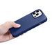 iCarer Case Leather Cover Genuine Leather Case for iPhone 14 Pro Max blue (WMI14220708-BU) (MagSafe compatible) - Cell