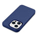 iCarer Case Leather Cover Genuine Leather Case for iPhone 14 Pro Max blue (WMI14220708-BU) (MagSafe compatible) - Cell