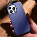 iCarer Case Leather Cover Genuine Leather Case for iPhone 14 Pro Max Light Purple (WMI14220708-LP) (MagSafe Compatible)