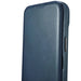 iCarer CE Oil Wax Premium Leather Folio Case iPhone 14 magnetic flip case MagSafe blue (AKI14220705-BU) - Cell phone