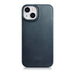 iCarer CE Oil Wax Premium Leather Folio Case iPhone 14 magnetic flip case MagSafe blue (AKI14220705-BU) - Cell phone
