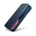 iCarer CE Oil Wax Premium Leather Folio Case iPhone 14 magnetic flip case MagSafe blue (AKI14220705-BU) - Cell phone