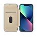 iCarer CE Oil Wax Premium Leather Folio Case iPhone 14 magnetic flip case MagSafe blue (AKI14220705-BU) - Cell phone