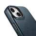 iCarer CE Oil Wax Premium Leather Folio Case iPhone 14 magnetic flip case MagSafe blue (AKI14220705-BU) - Cell phone